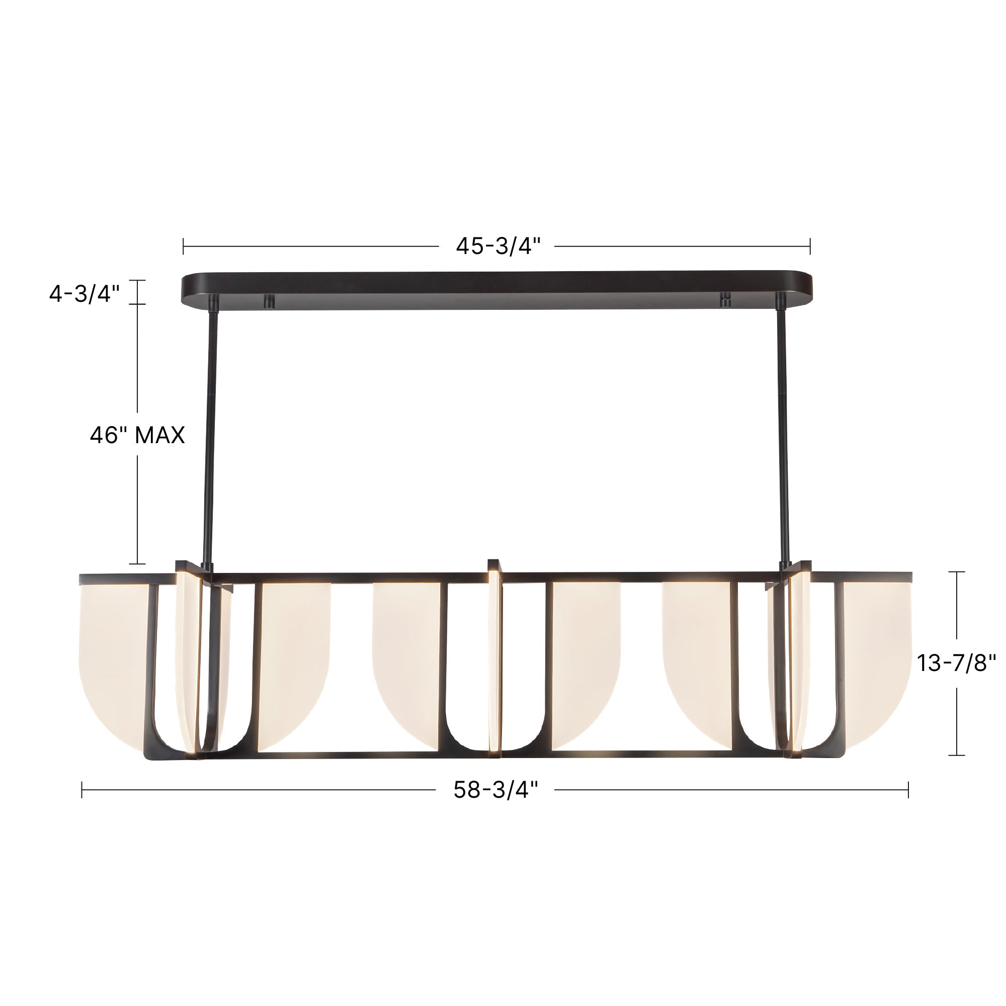 Anders 59-in Linear Pendant