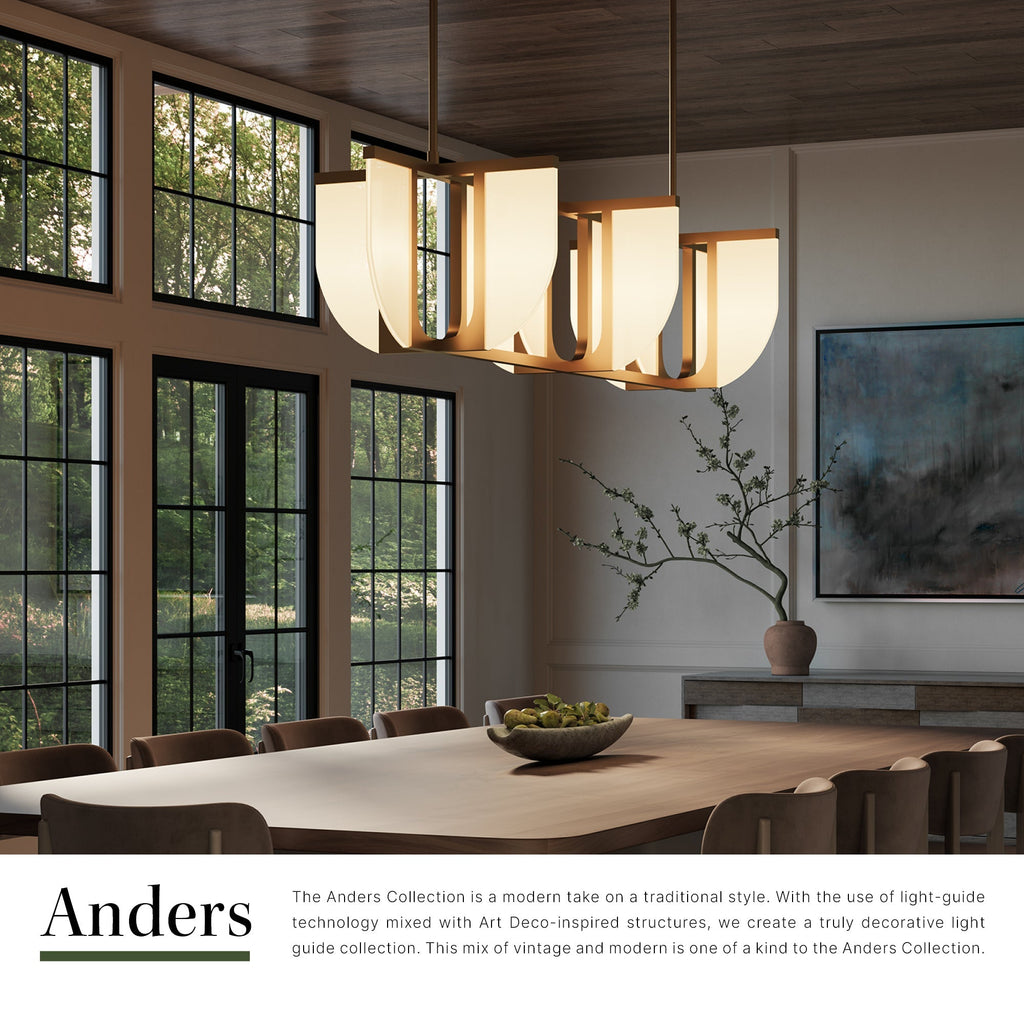 Anders 30-in Chandelier
