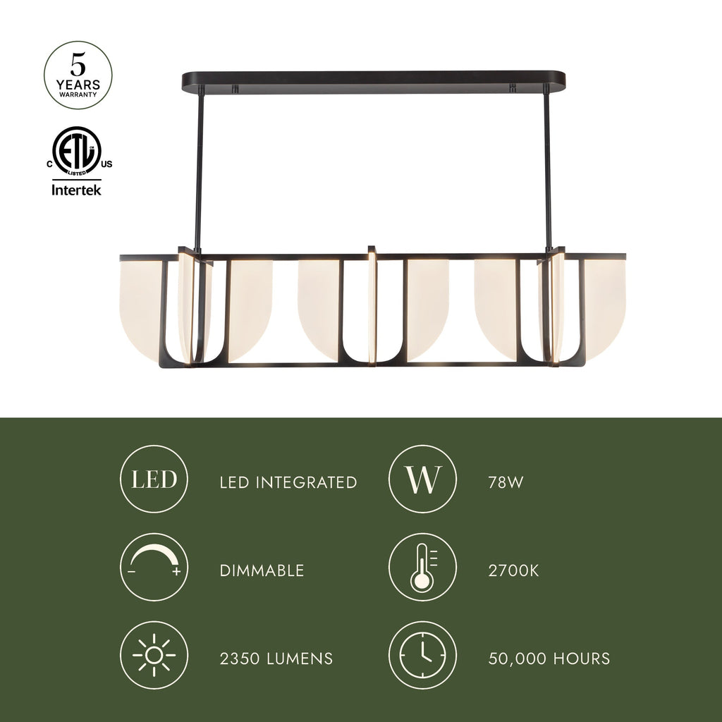Anders 30-in Chandelier