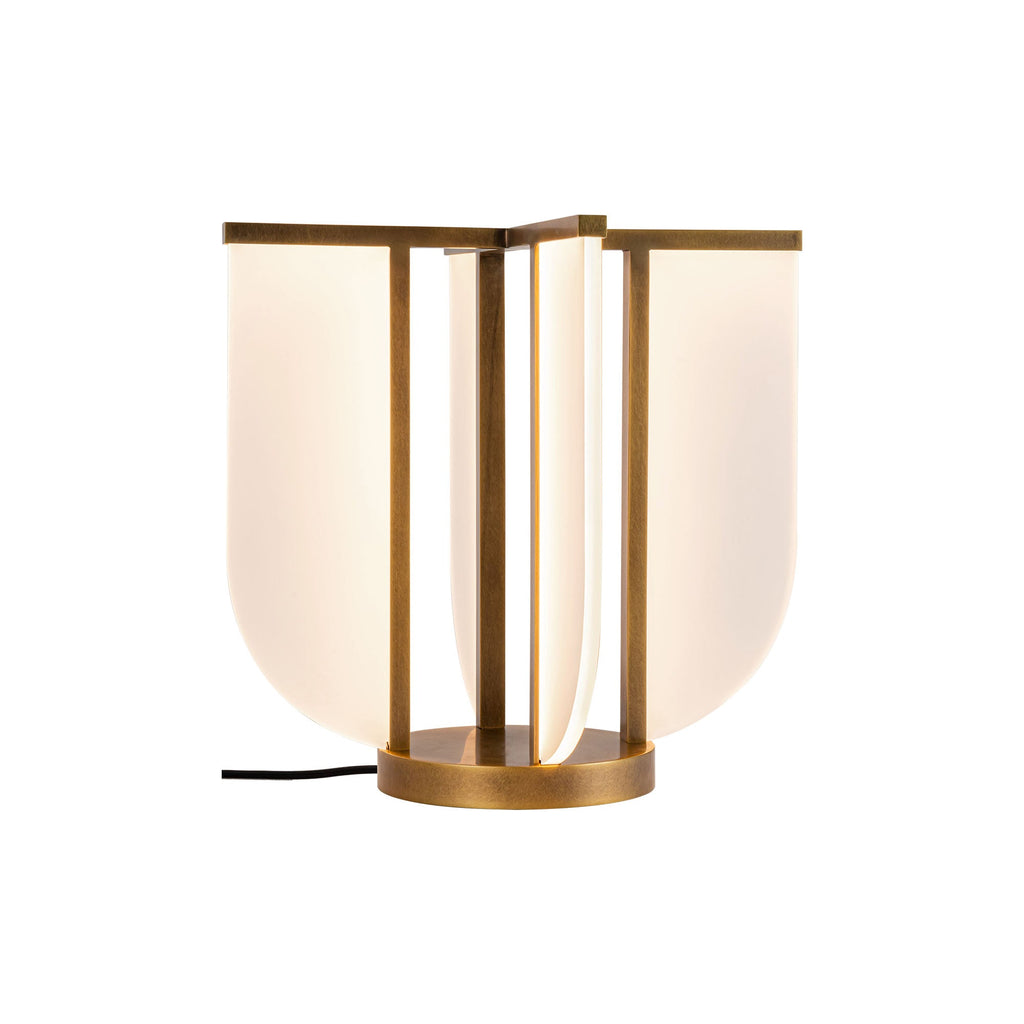 Anders 15-in Table Lamp — Vintage Brass
