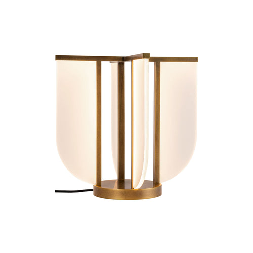 Anders 15-in Table Lamp — Vintage Brass
