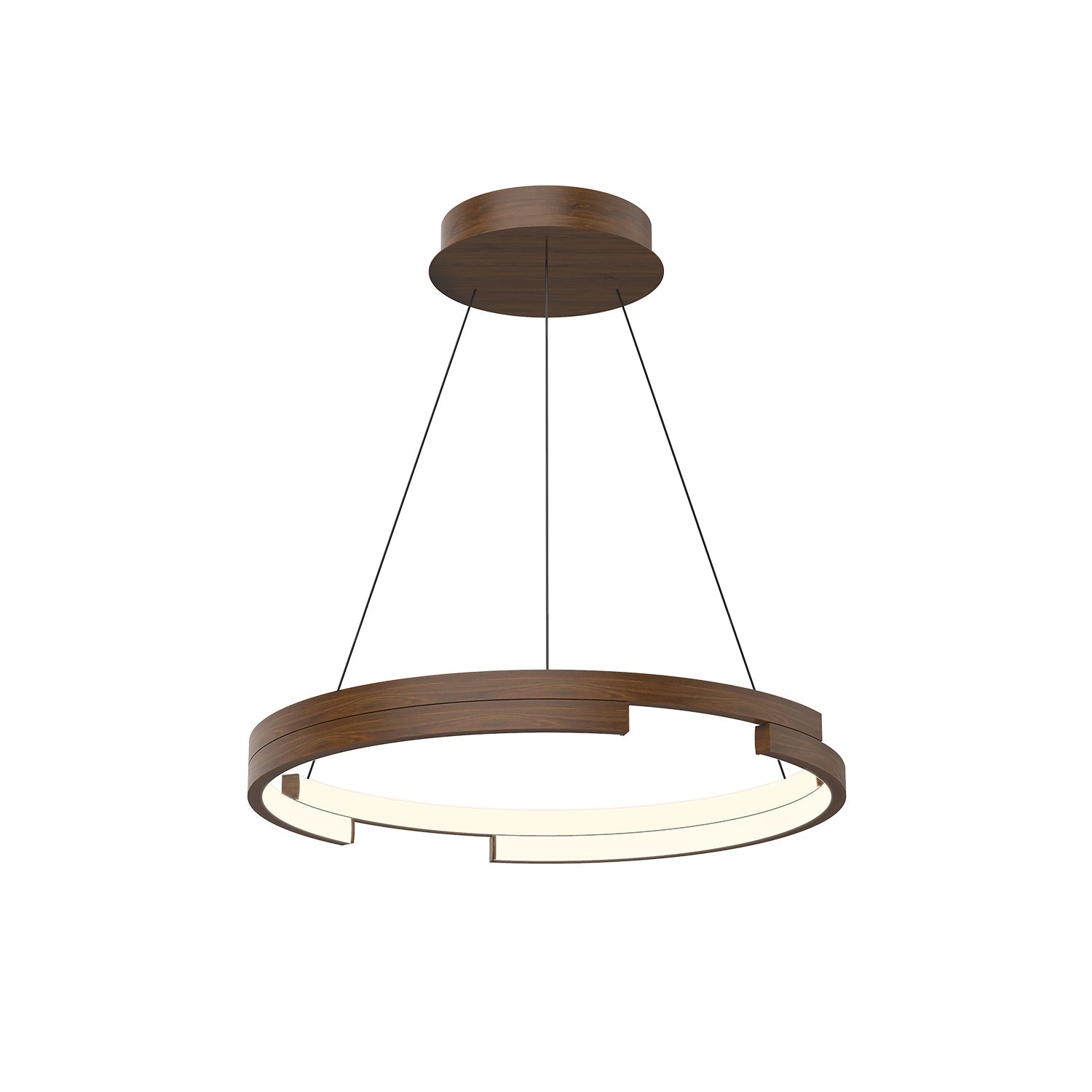 Anello Minor 19-in Pendant — Walnut