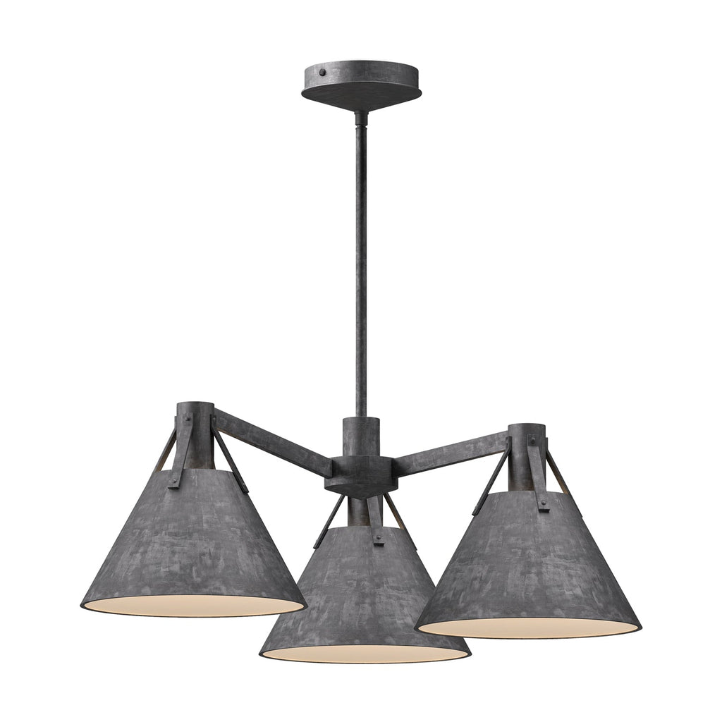 Archer 25-in Chandelier — Steel Shade