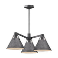 Archer 25-in Chandelier — Steel Shade