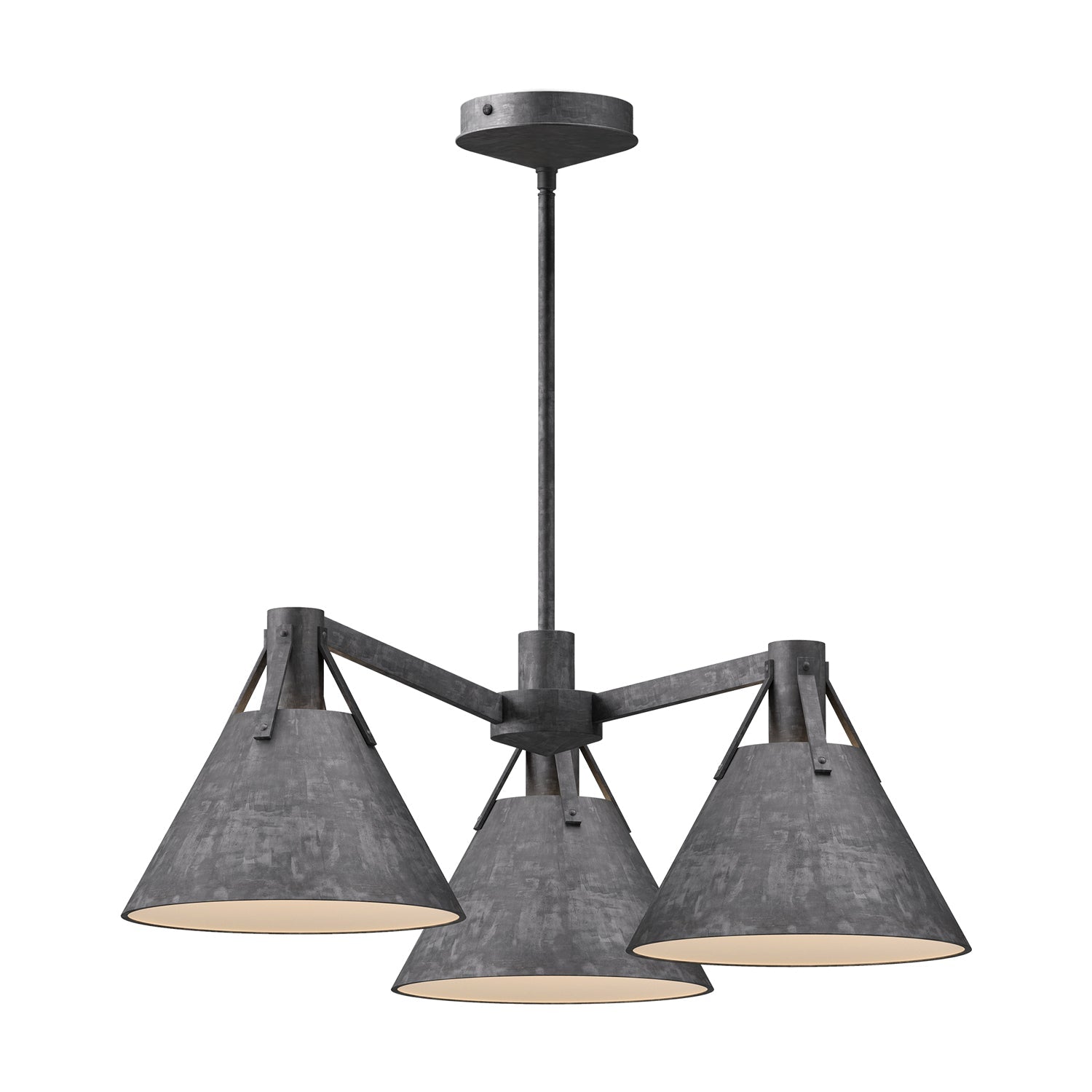 Archer 25-in Chandelier — Steel Shade