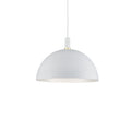Archibald 24-in Pendant — White With Gold Detail