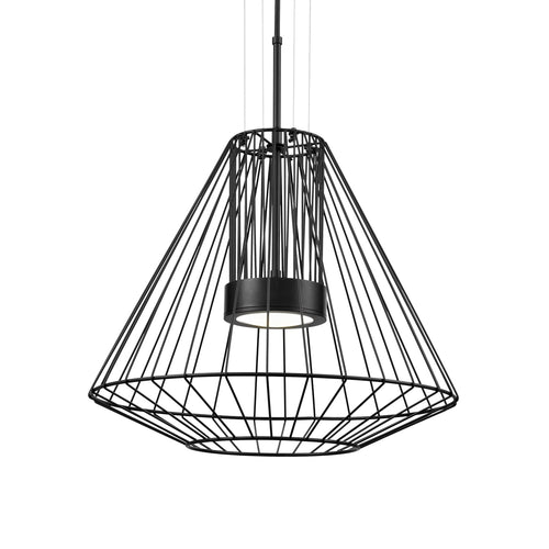 Arctic 20-in Exterior Pendant — Black