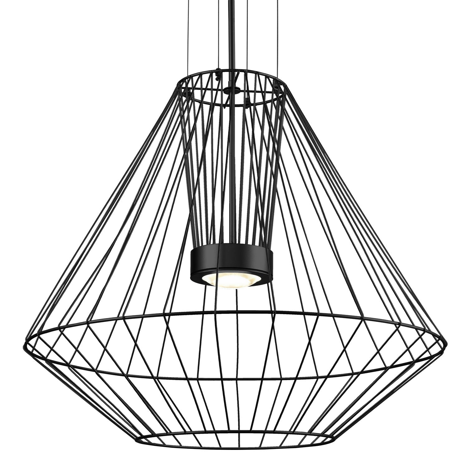 Arctic 28-in Exterior Pendant — Black