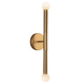 Arden 23-in Wall/Vanity Light — Brushed Gold/Opal Glass [Universal Voltage]
