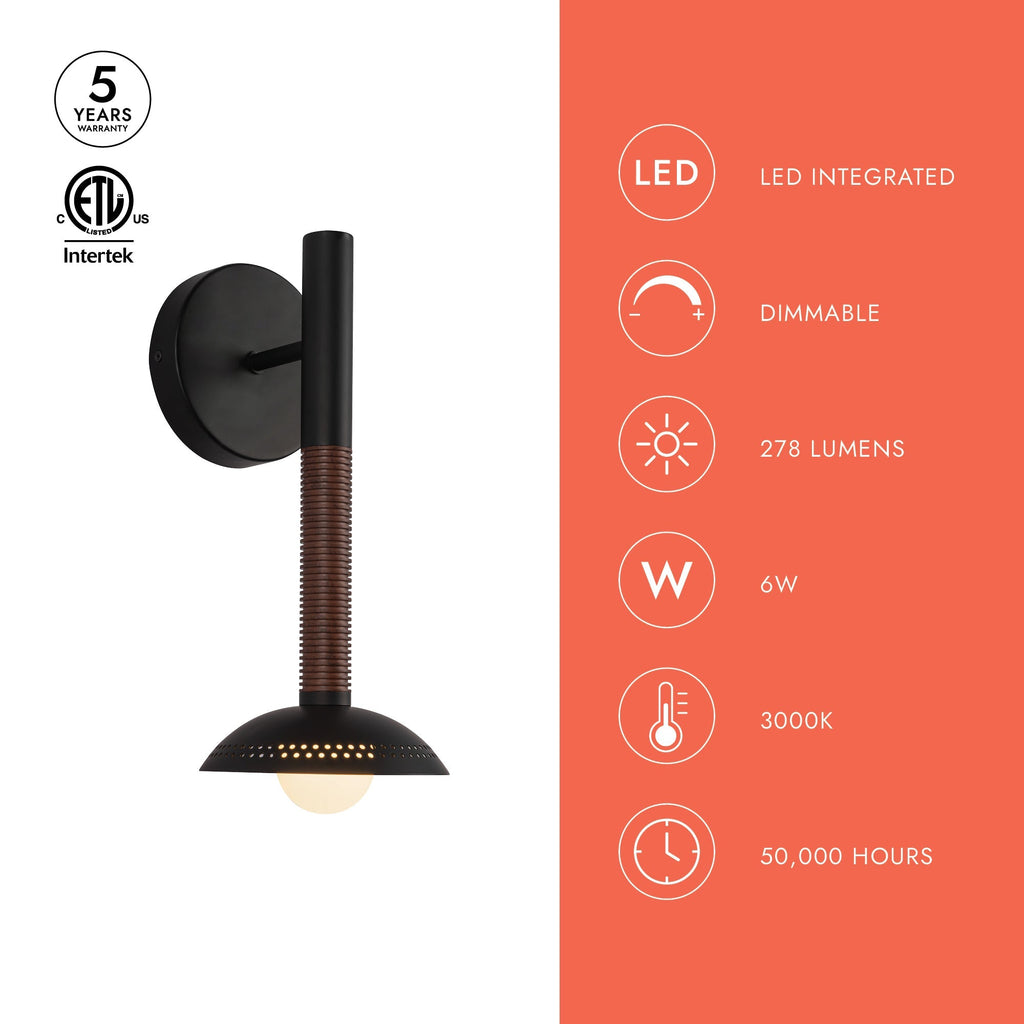 Arden 14-in (With Shade) Wall/Vanity Light
