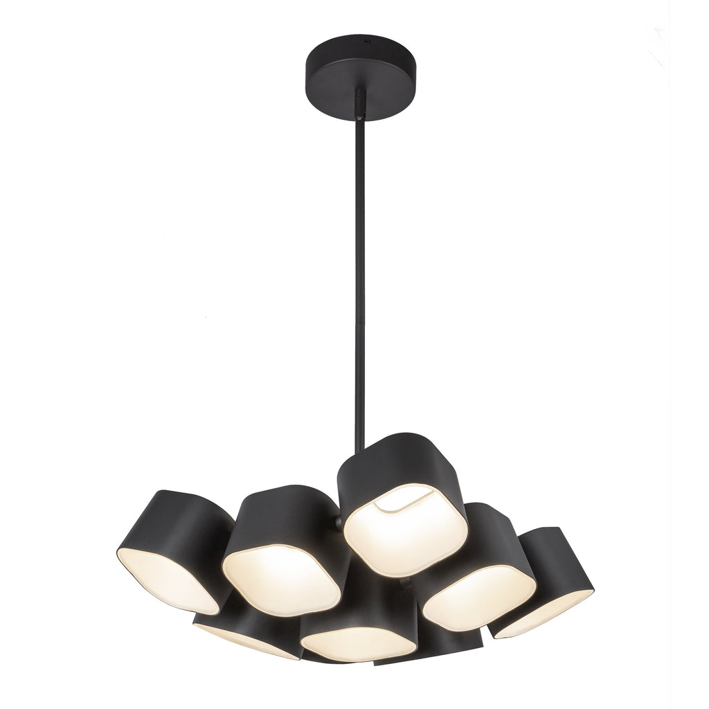 Arena 18-in Chandelier — Black [Universal Voltage]