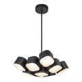 Arena 18-in Chandelier — Black [Universal Voltage]