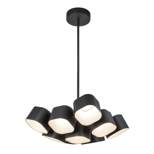 Arena 18-in Chandelier — Black [Universal Voltage]
