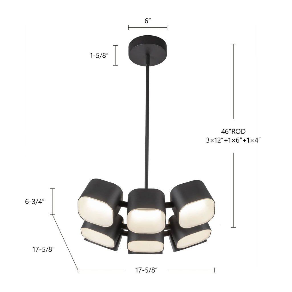 Arena 18-in Chandelier