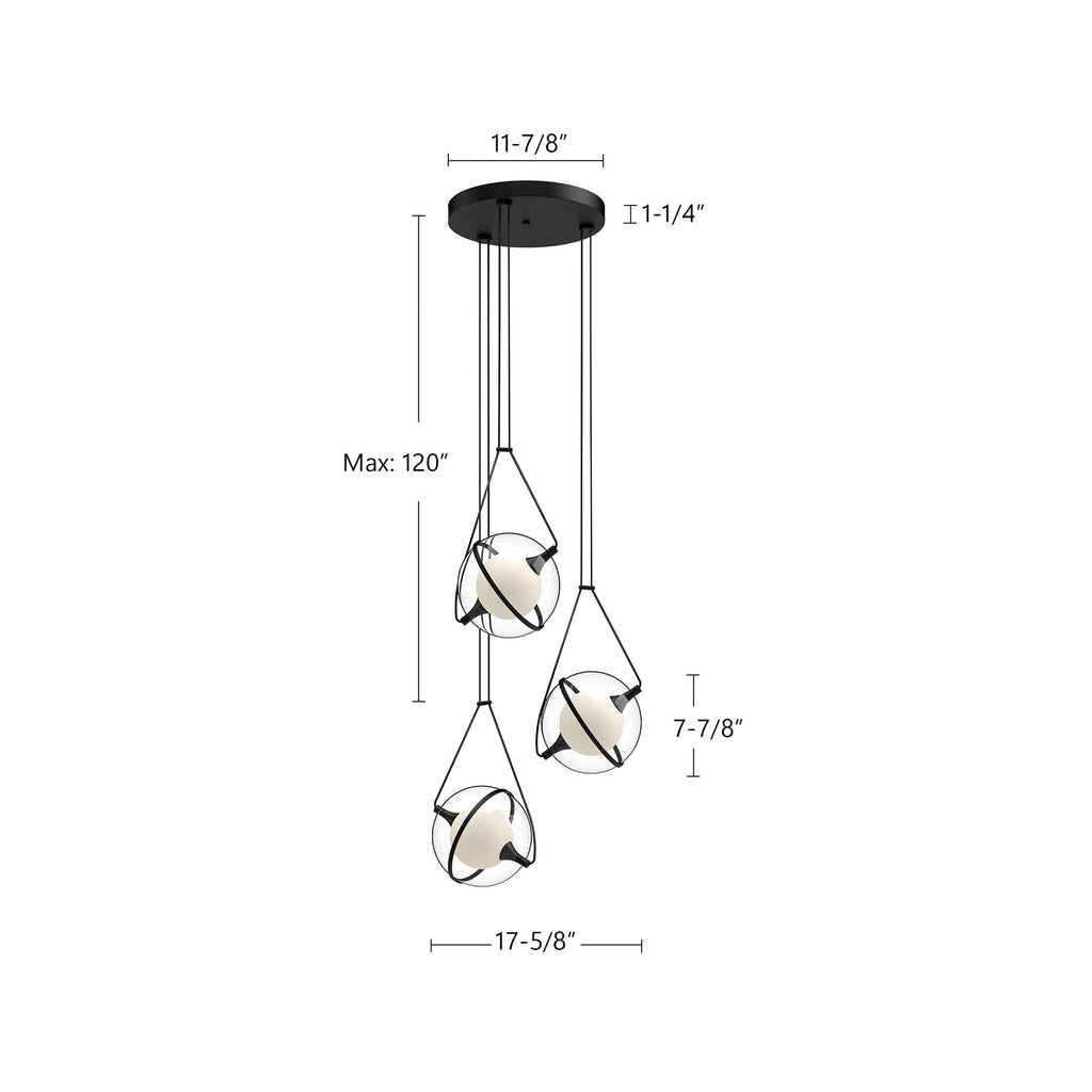 Aries 18-in Chandelier
