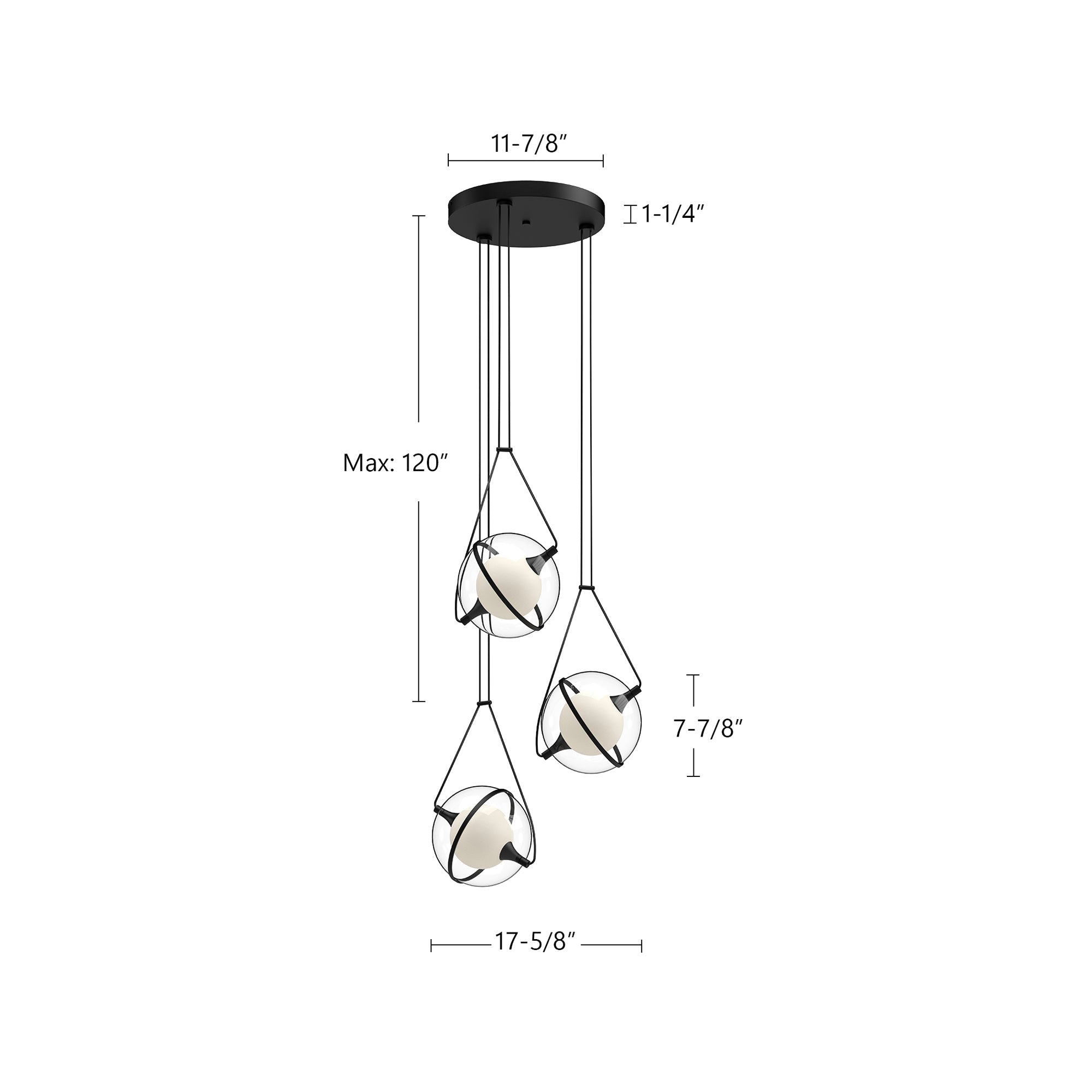 Aries 18-in Chandelier