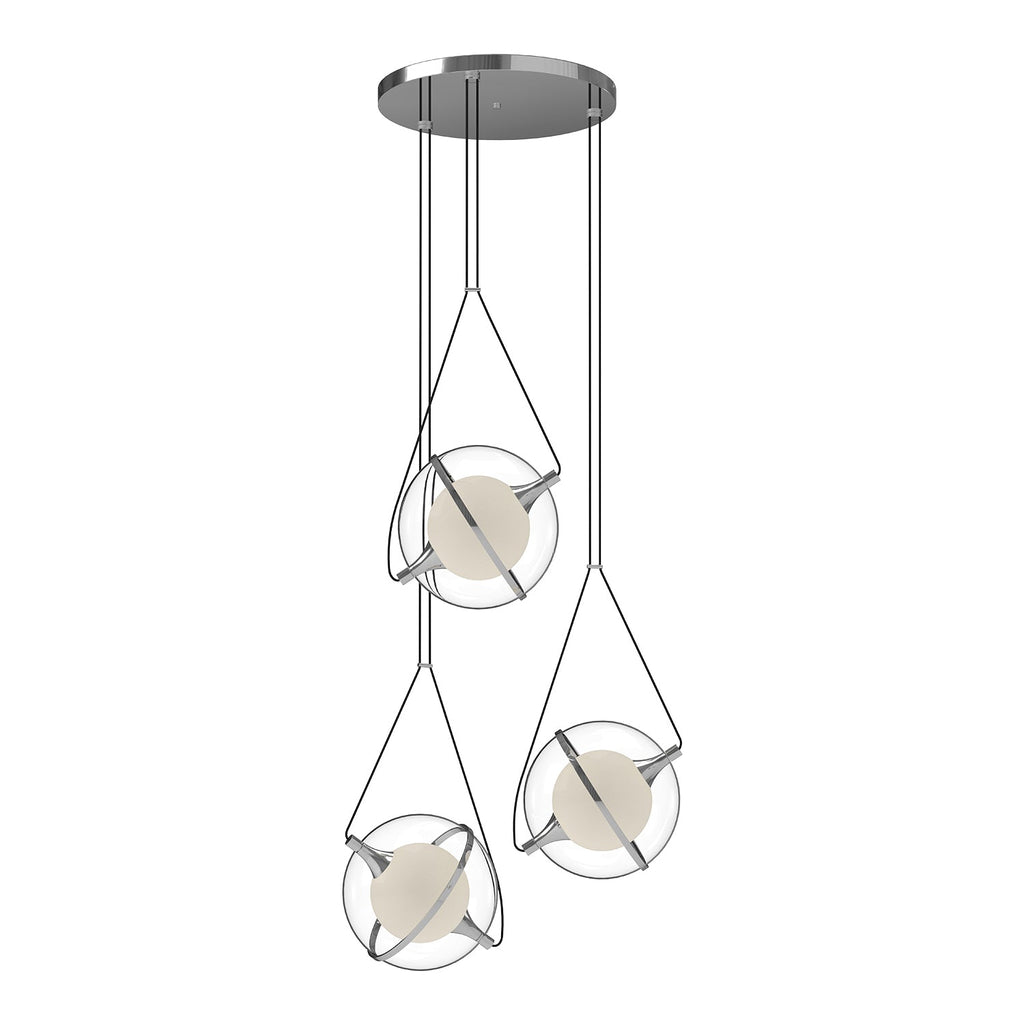 Aries 28-in Chandelier — Chrome