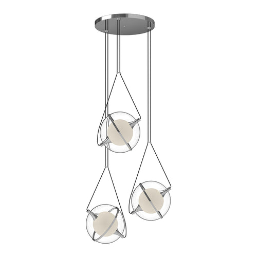 Aries 28-in Chandelier — Chrome