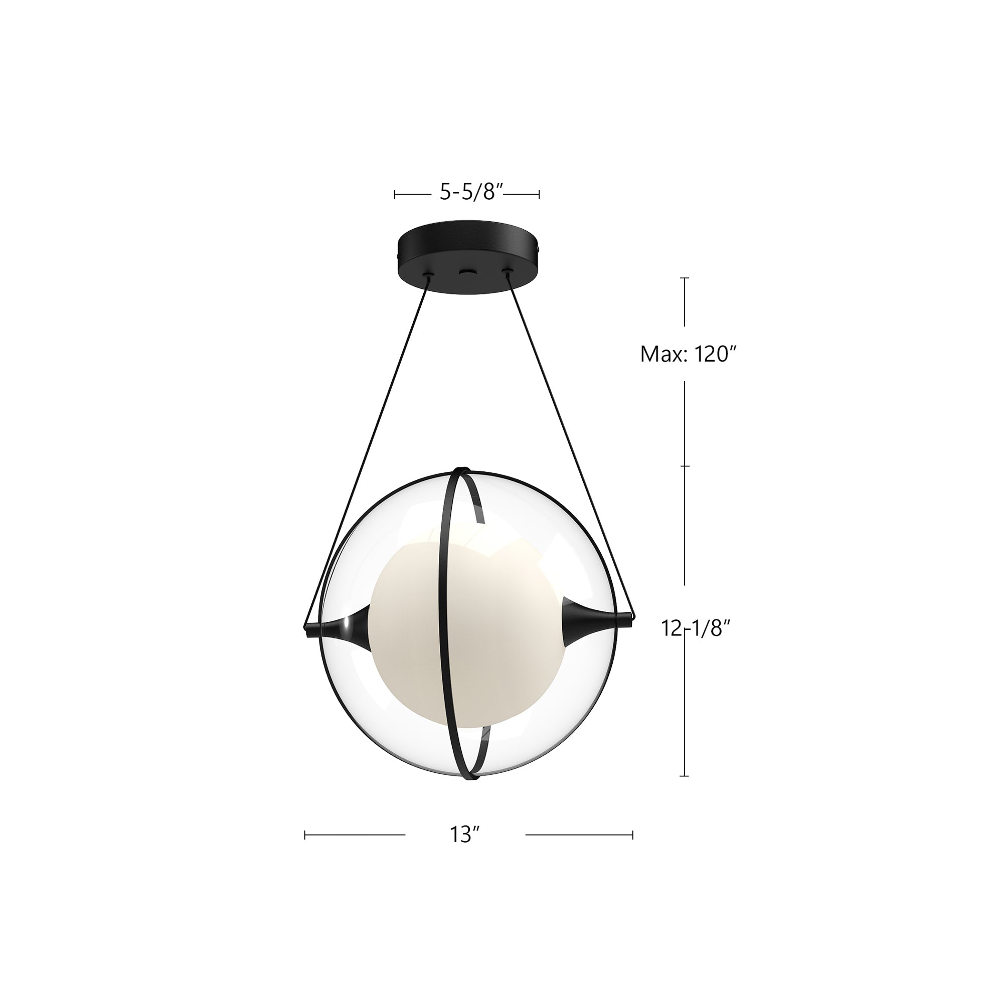 Aries 12-in Pendant