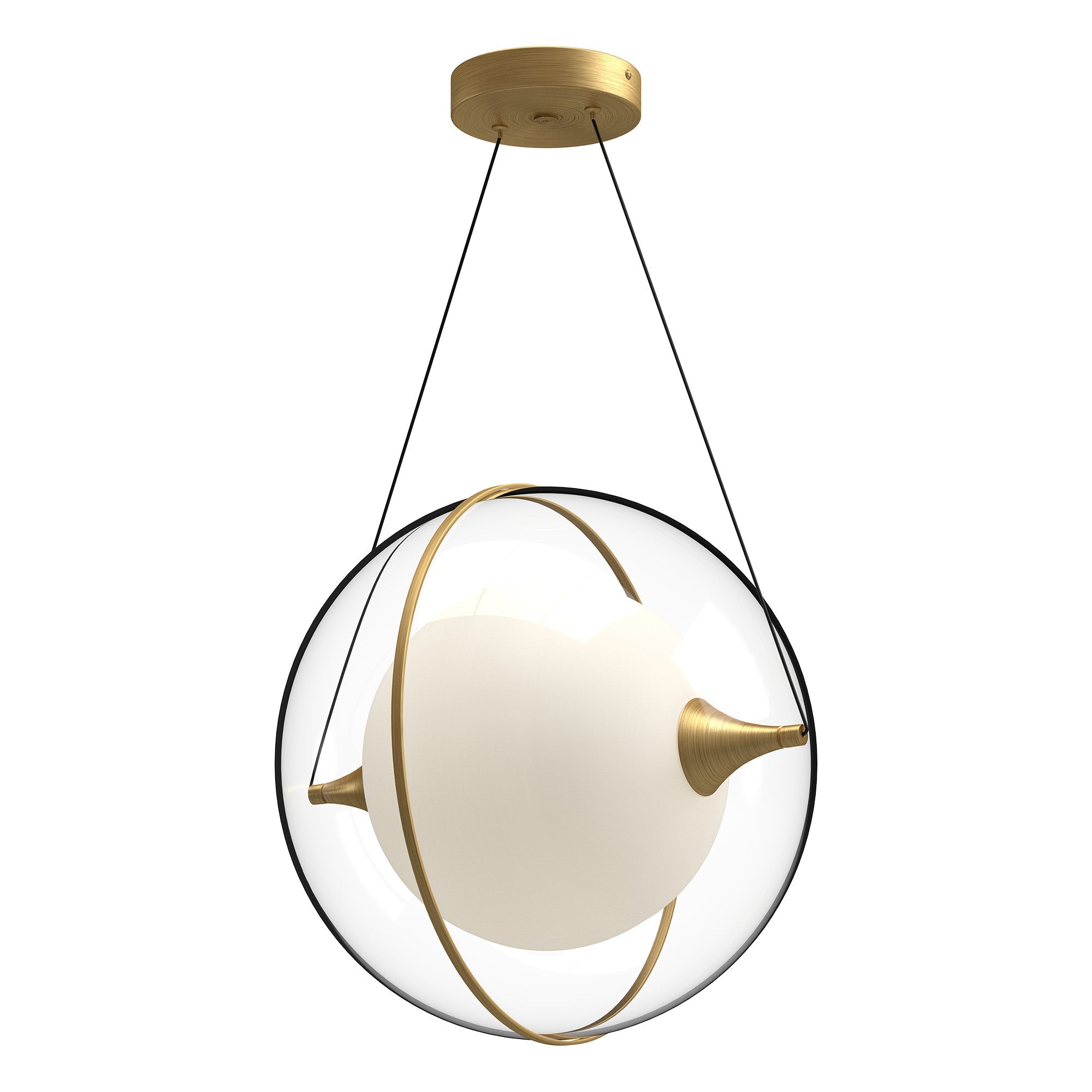 Aries 16-in Pendant — Brushed Gold [Universal Voltage]