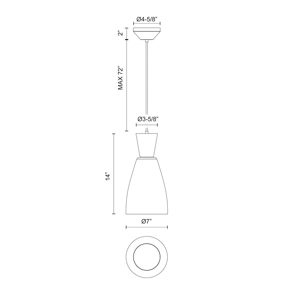 Arlo 7-in Pendant