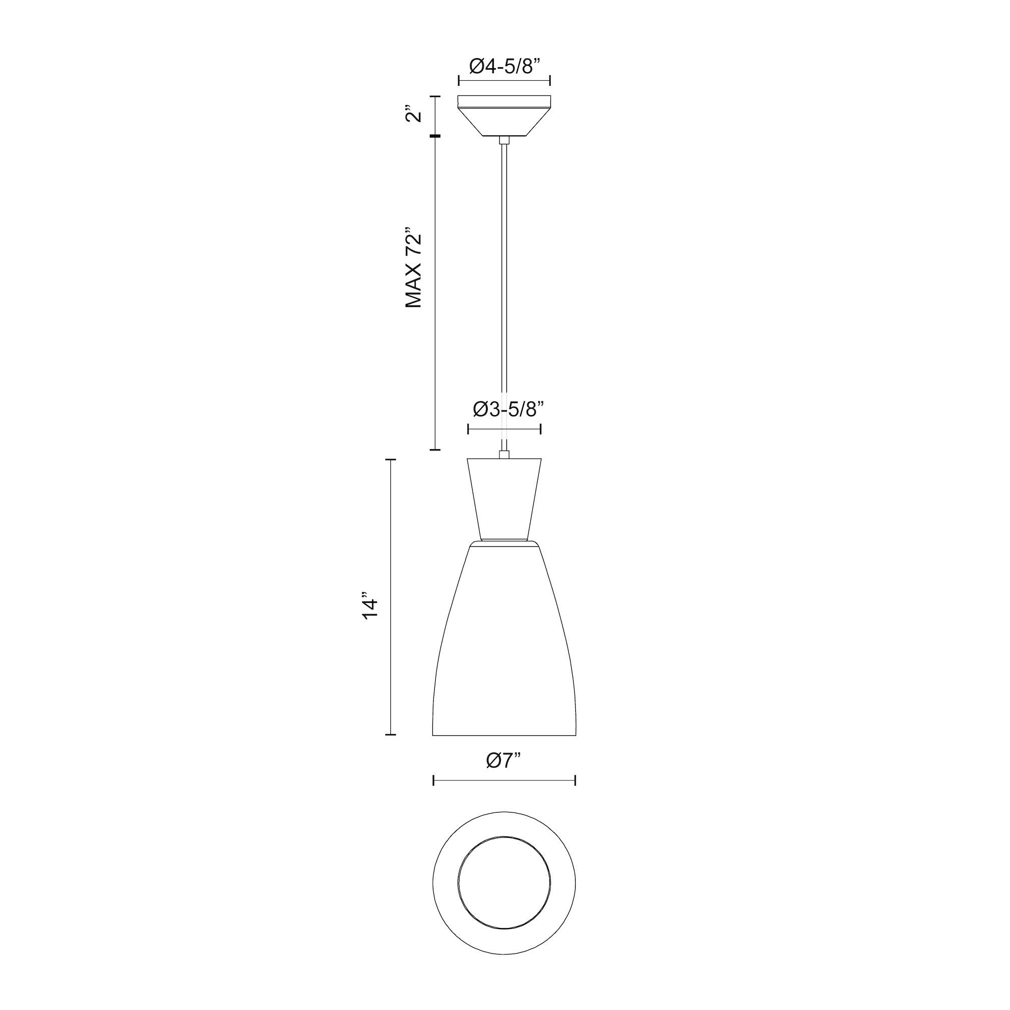 Arlo 7-in Pendant