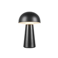 Asher 8-in Table Lamp — Black
