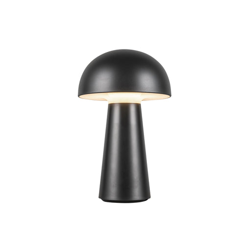 Asher 8-in Table Lamp — Black