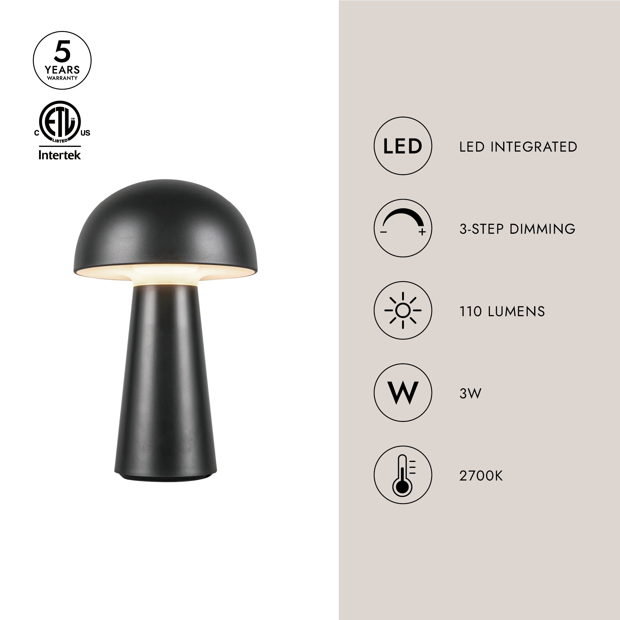 Asher 8-in Table Lamp