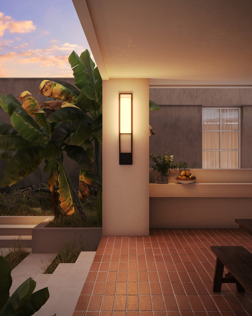 Aspen 33-in Exterior Wall Sconce