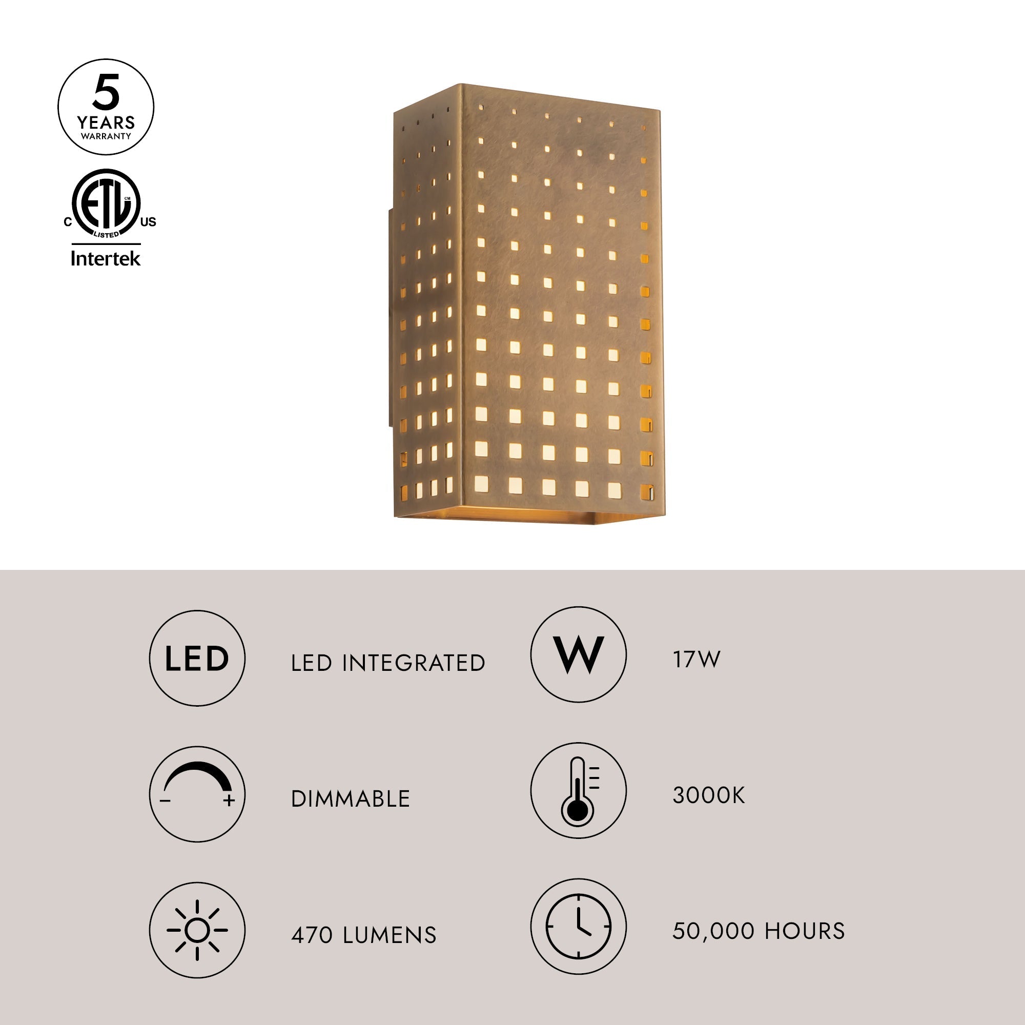 Astoria 9-inch Wall Sconce