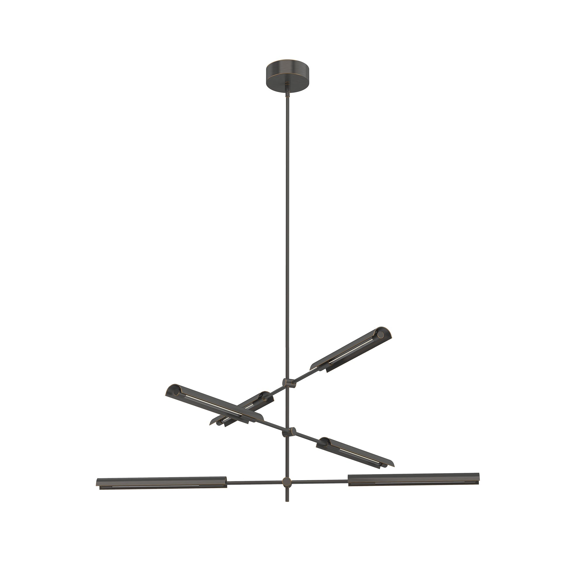 Astrid 6 Head Multi Pendant — Metal Shade/Urban Bronze [Universal Voltage]