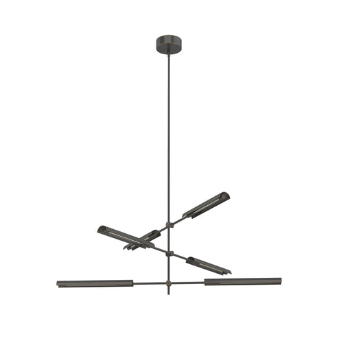 Astrid 6 Head Multi Pendant — Metal Shade/Urban Bronze [Universal Voltage]