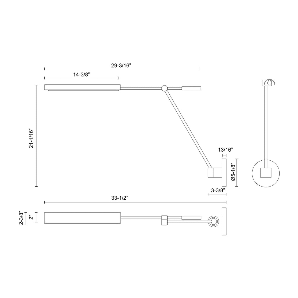 Astrid 33-in Wall/Vanity Light