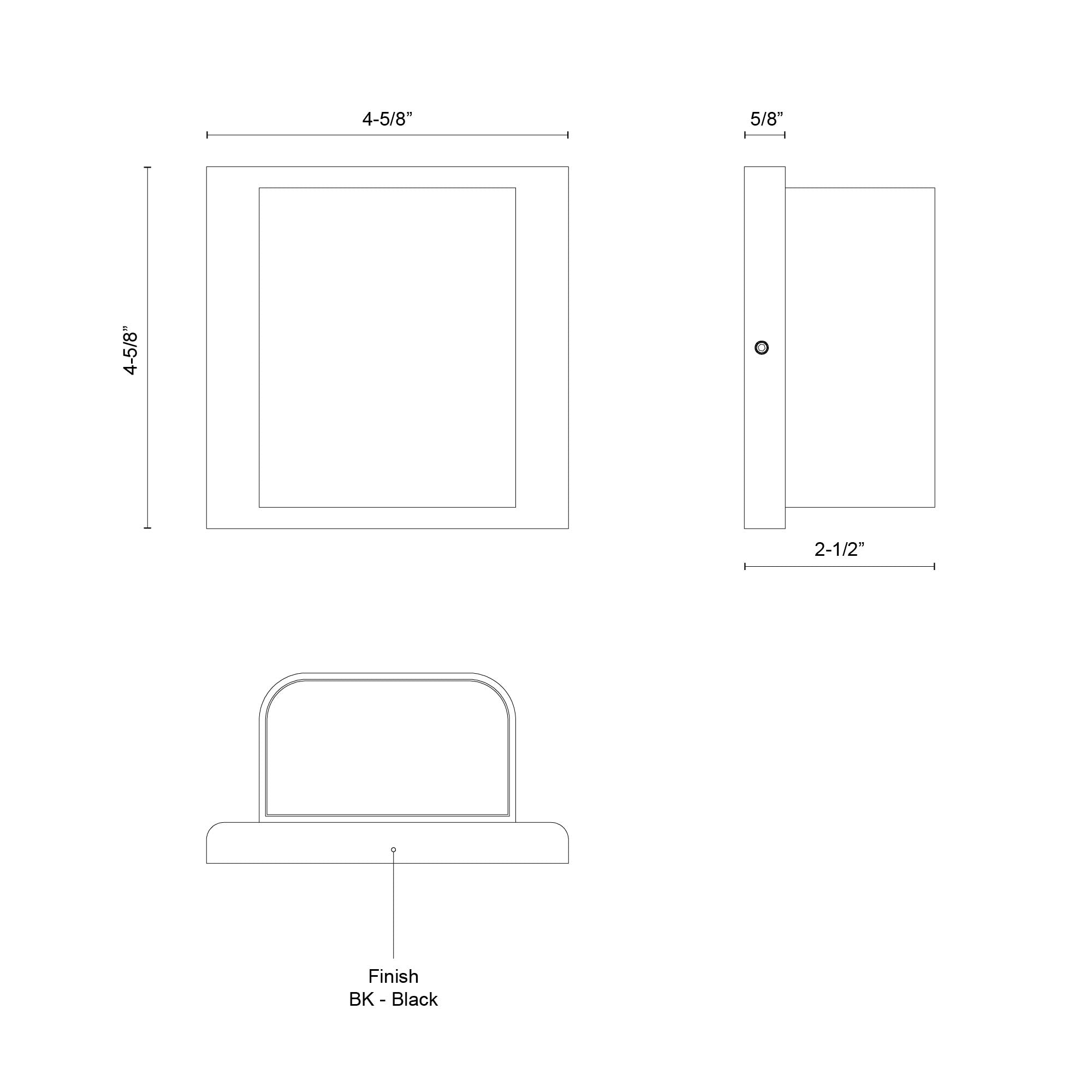 Tolan 4-inch All-terior Up/Down Wall Light