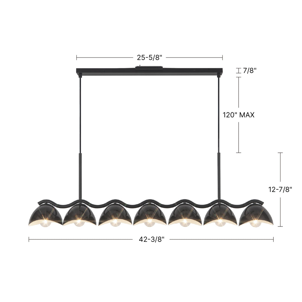 Atlas 42-in Linear Pendant