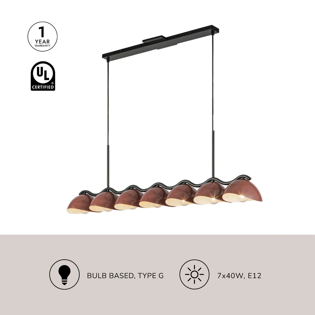 Atlas 42-in Linear Pendant