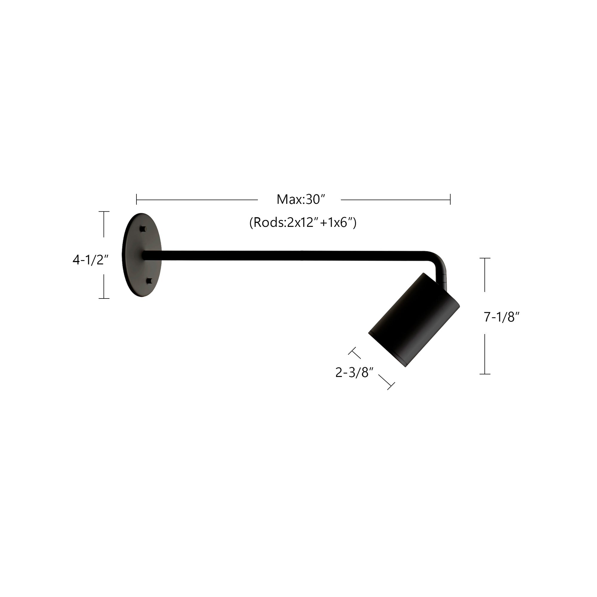 Barclay 3-in Wall/Ceiling Light