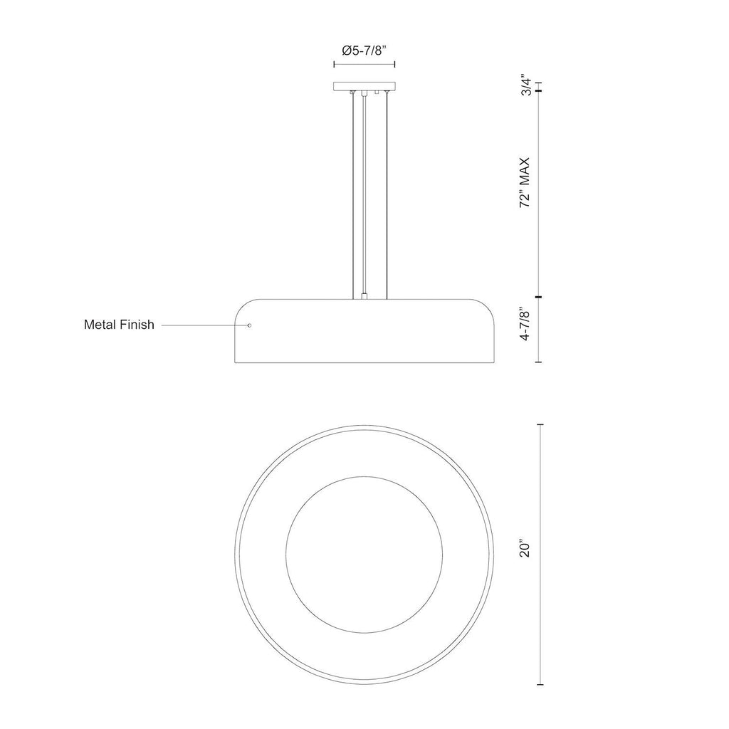 Beacon 20-in Pendant