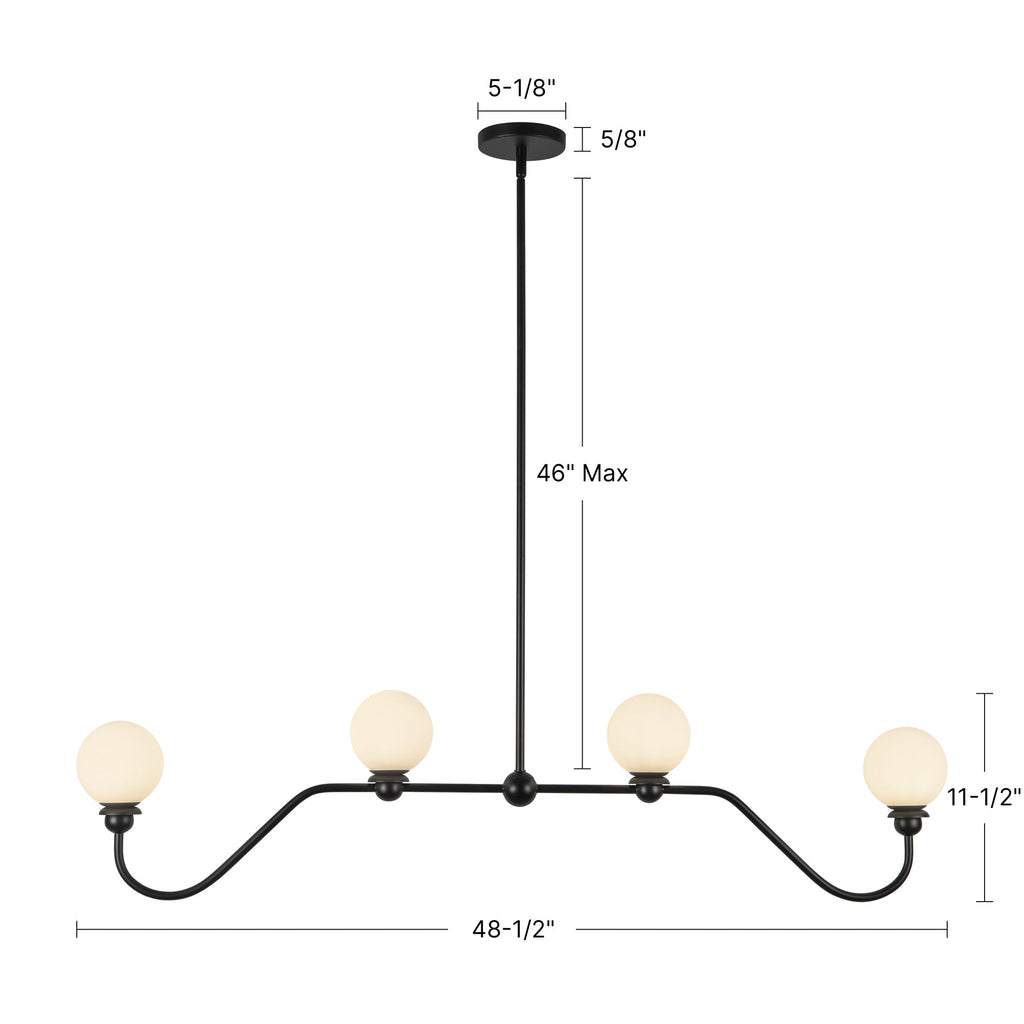 Beckett 48-in Linear Pendant