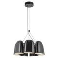 Bell 20-in Chandelier — Glossy Black [Universal Voltage]