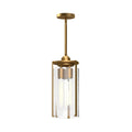 Belmont 7-in Pendant — Aged Gold/Clear Water Glass
