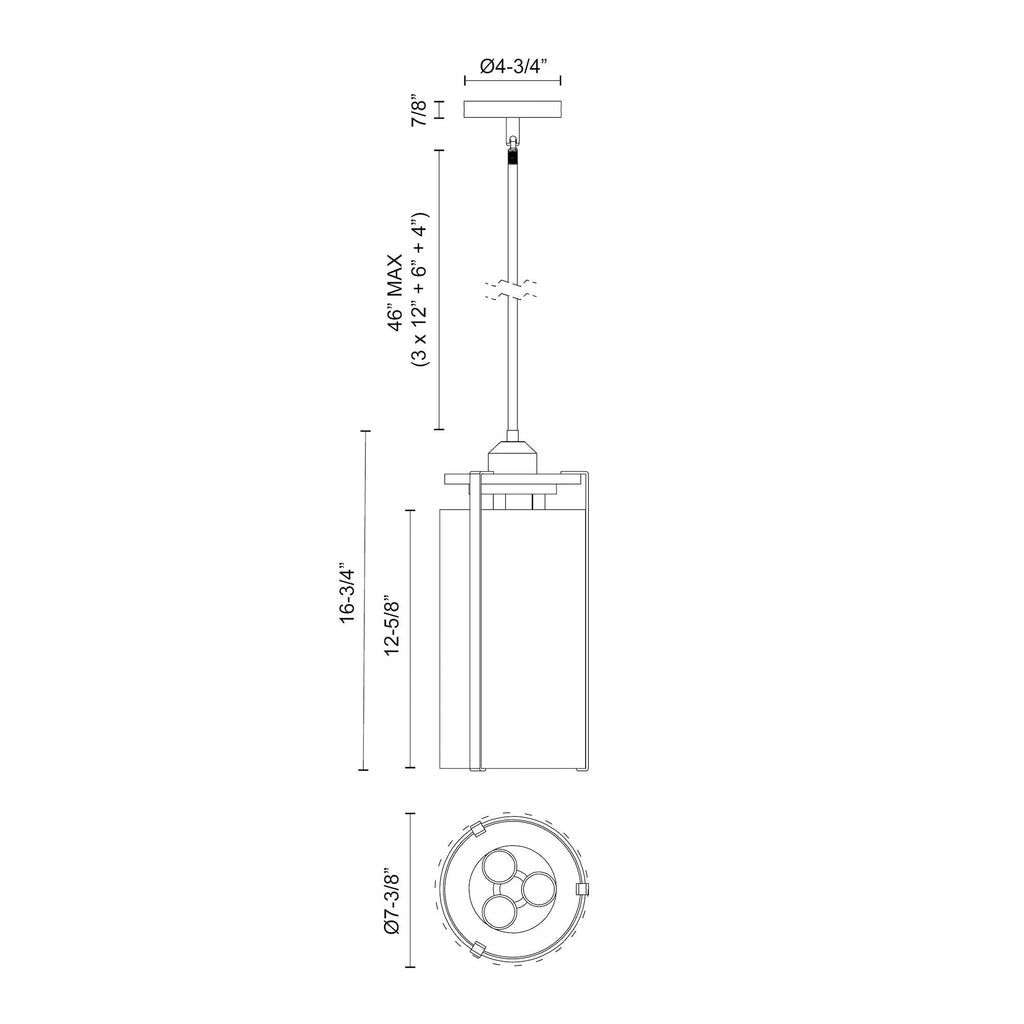 Belmont 7-in Pendant