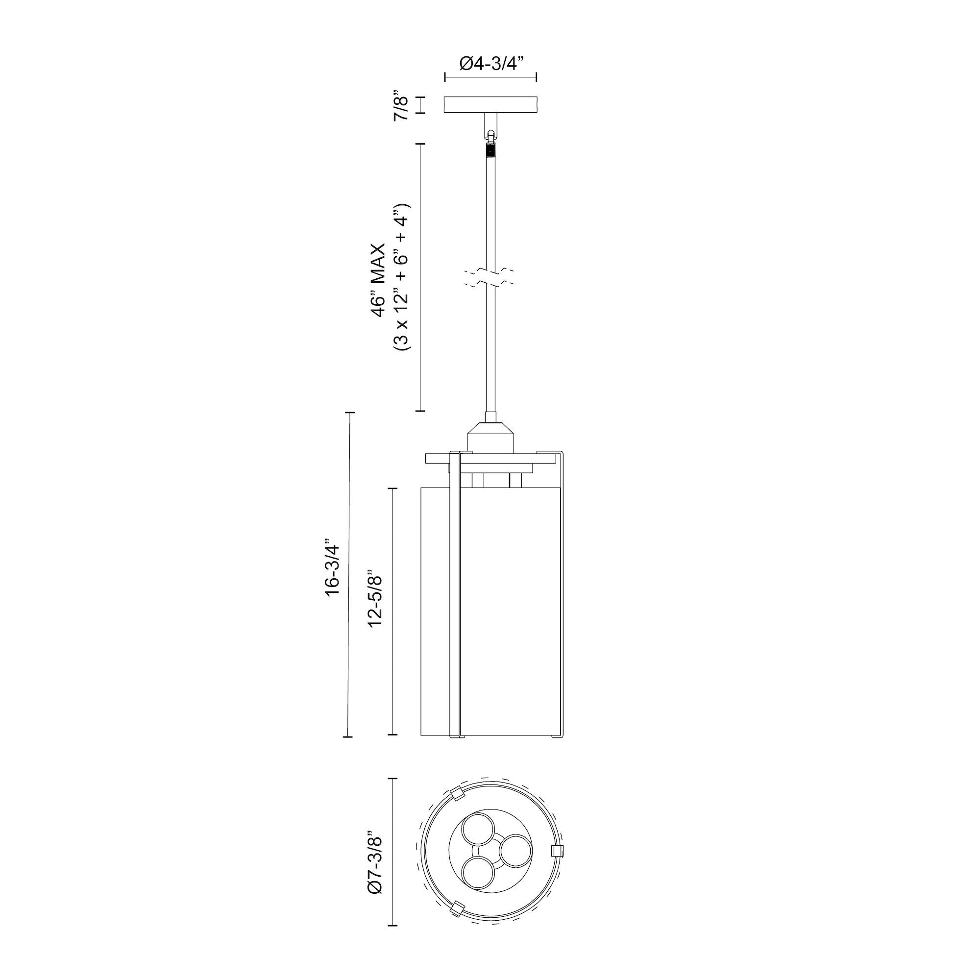 Belmont 7-in Pendant