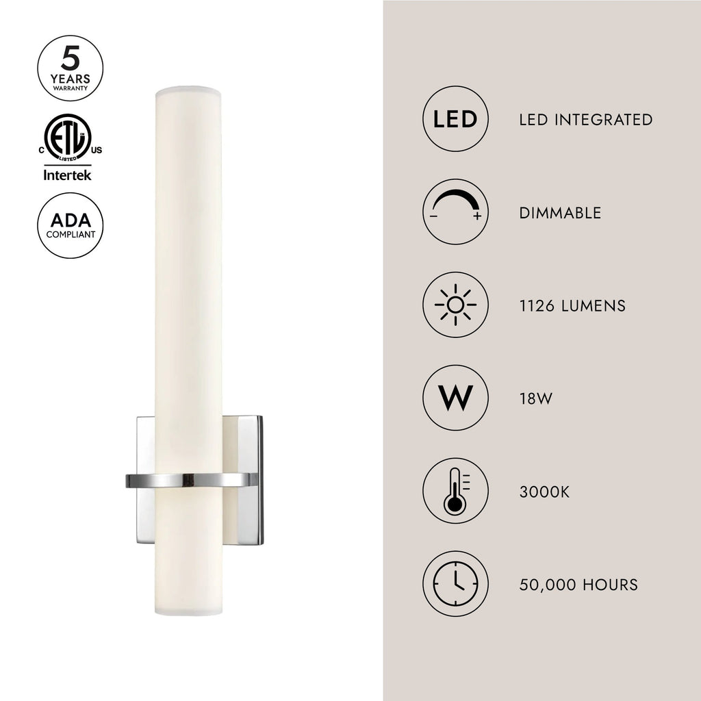 Bhutan 5-in Wall Sconce