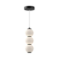 Bijou 7-in Pendant — Matte Black/Opal Matte Glass [Universal Voltage]