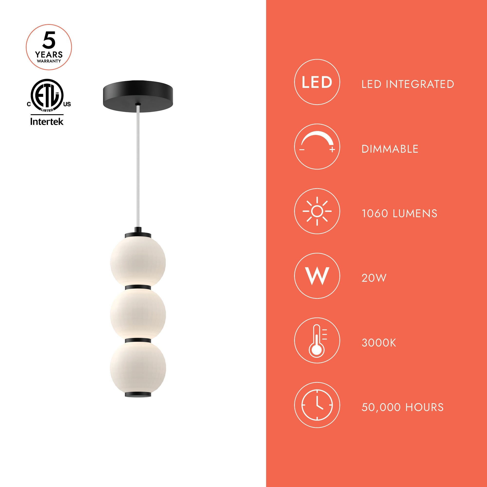 Bijou 7-in Pendant