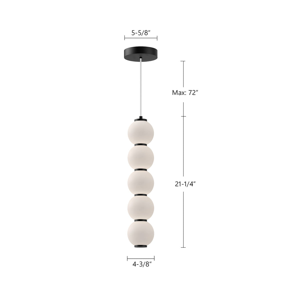 Bijou 5-in Pendant