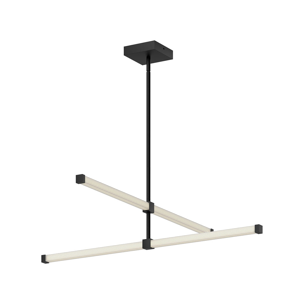 Blade 32-in Chandelier — Black