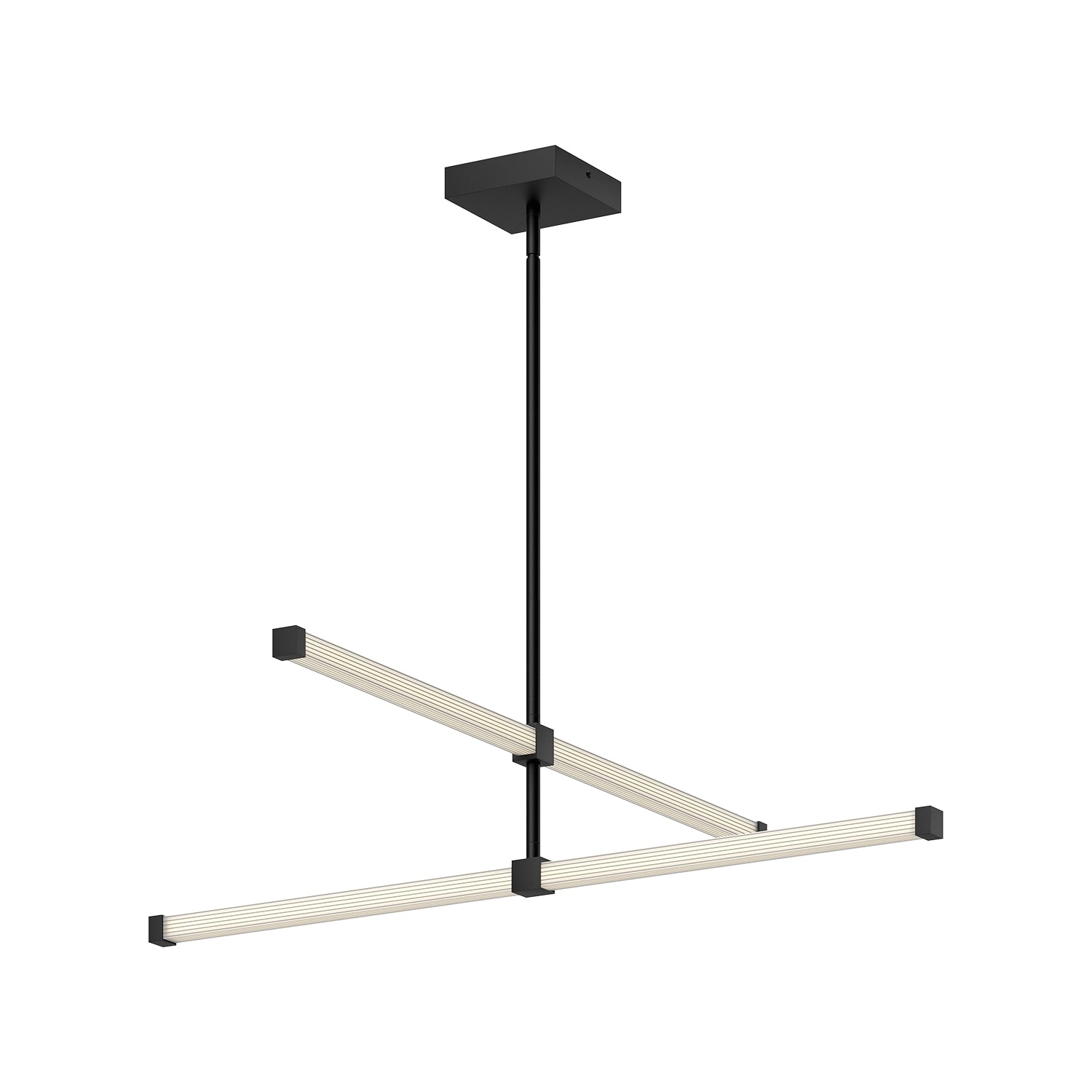 Blade 32-in Chandelier — Black